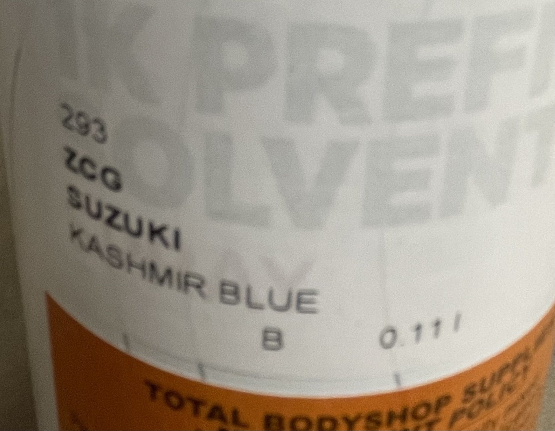 Aero Custom Made Spray Can 400mL Kashmir Blue