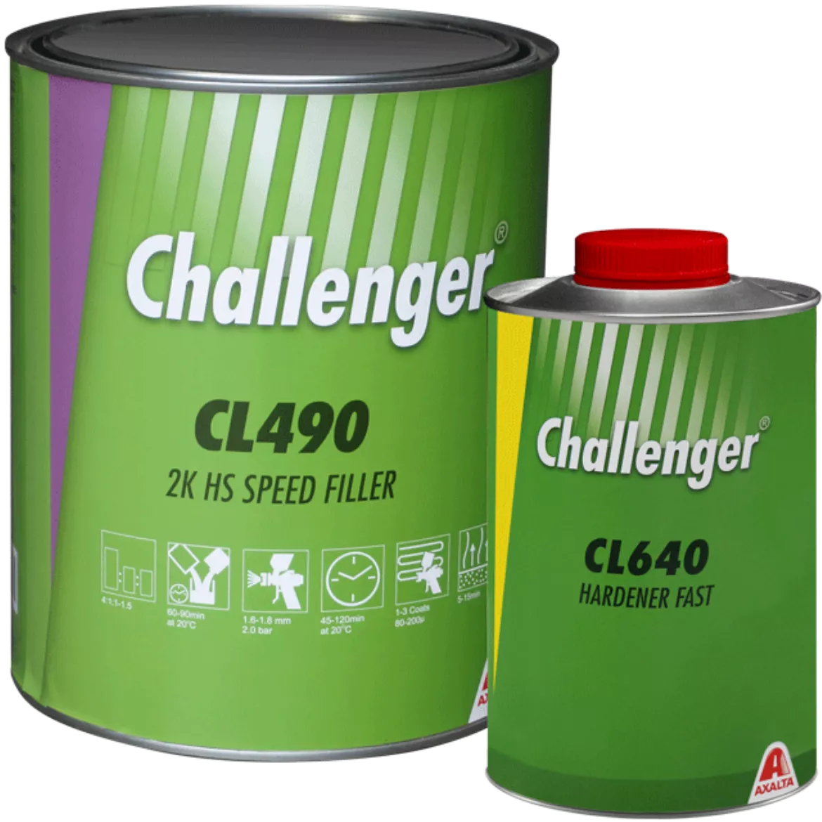 CHALLENGER PRIMER & FAST HARDENER KIT (1X CL490 4L & 1X CL640 1L)