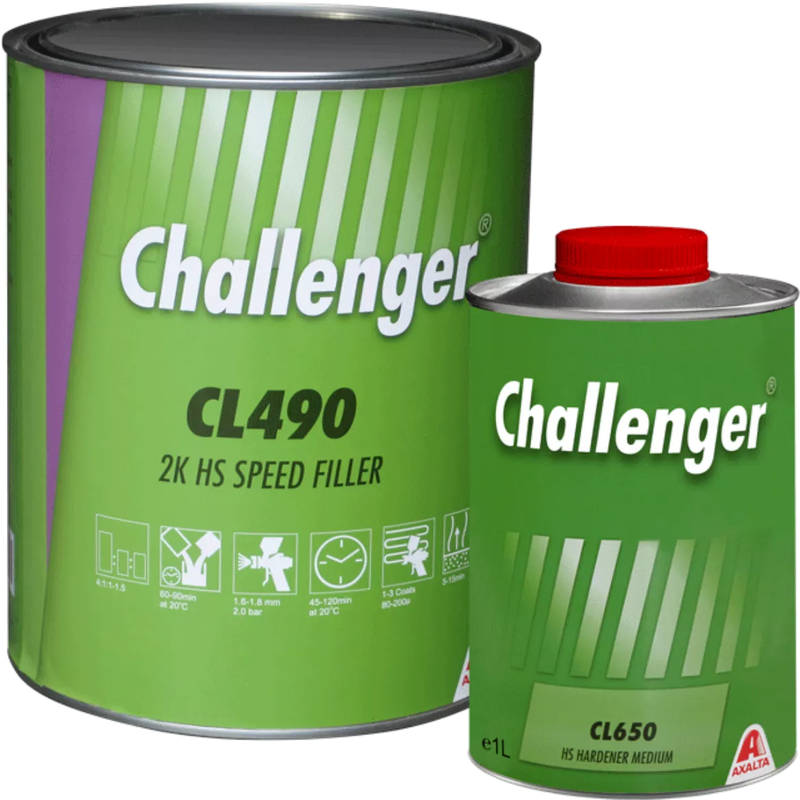 CHALLENGER PRIMER & MEDIUM HARDENER KIT (1X CL490 4L & 1X CL650 1L)