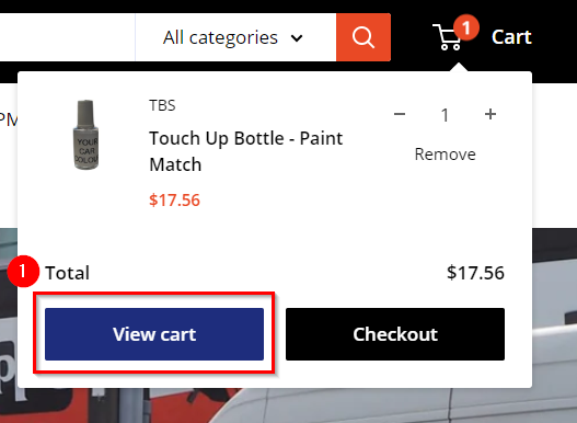 Touch Up Bottle 20ml  - Paint Match to your car.