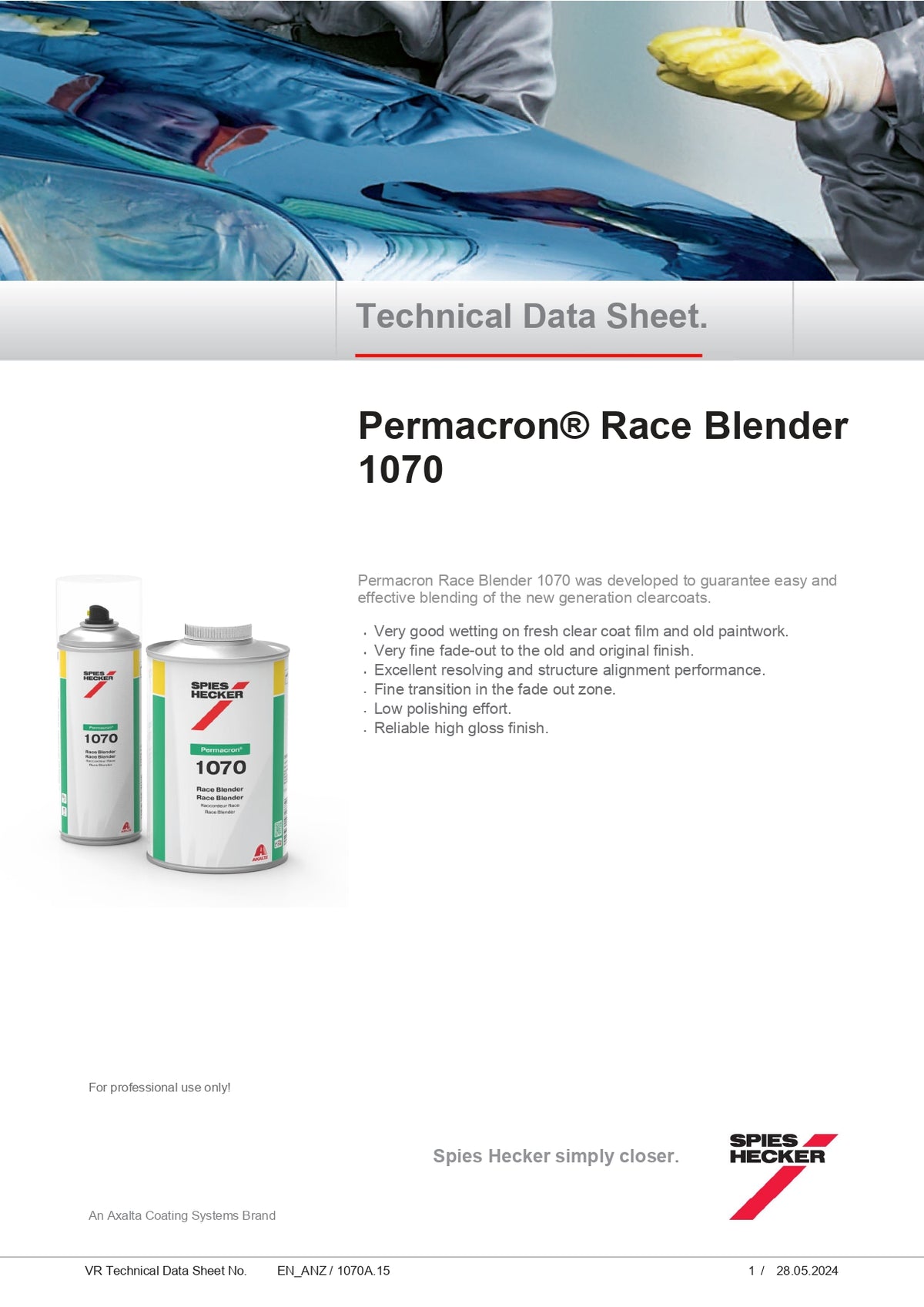 SH 1070 PERMACRON RACE BLENDER 1L