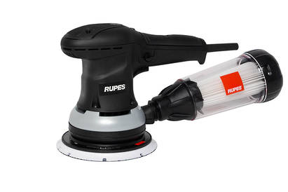 Rupes Random Orbital Sander 5mm Orbit Ø 150MM Velcro Pad with Filter Unit