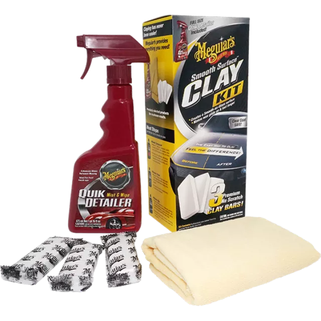 MEGUIARS G191700 SMOOTH SURFACE CLAY KIT - 3 BARS