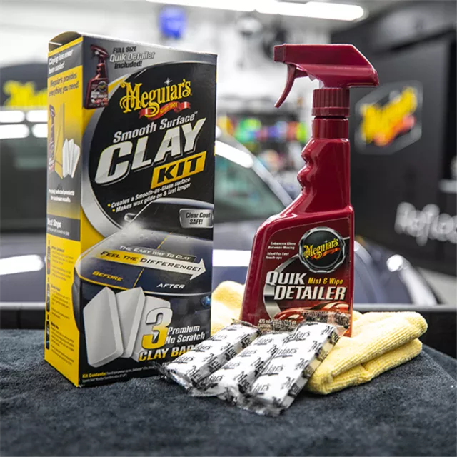 MEGUIARS G191700 SMOOTH SURFACE CLAY KIT - 3 BARS