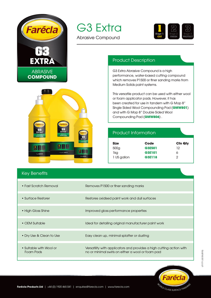 FARECLA G3 EXTRA COMPOUND 1L