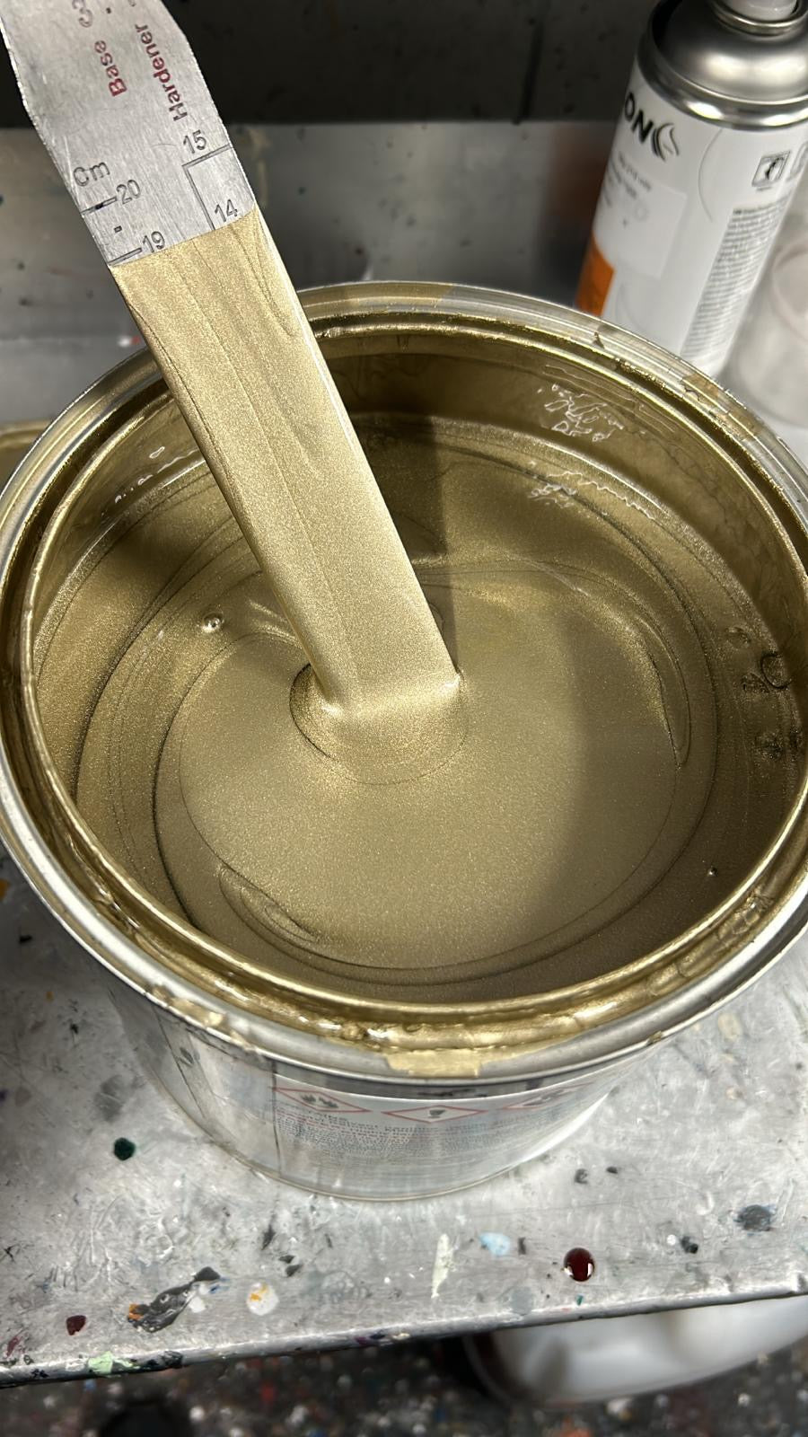 CONCEPT NO MIX E BASECOAT PAINT MIX - 3400ml GOLD MET