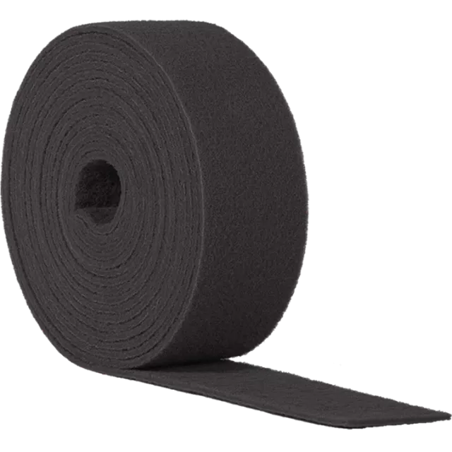 LYNDAR NON WOVEN FINISHING ROLLS 115MM X 10M ULTRA FINE GREY