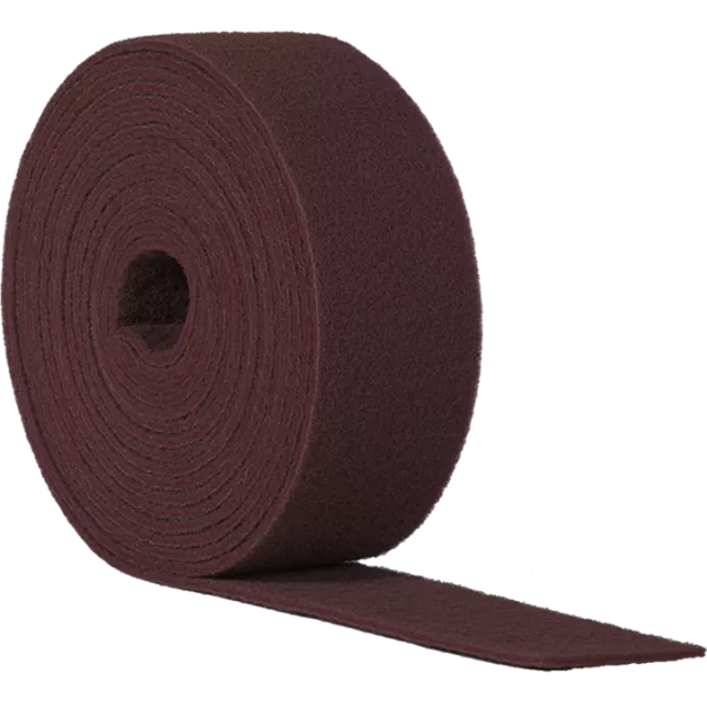 LYNDAR NON WOVEN FINISHING ROLLS 115MM X 10M VERY FINE RED