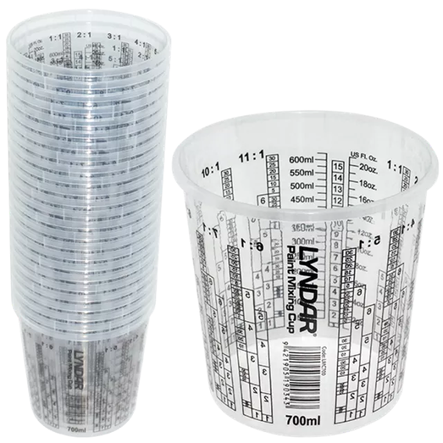 LYNDAR MIXING CUP 700ML (SLEEVE 25)