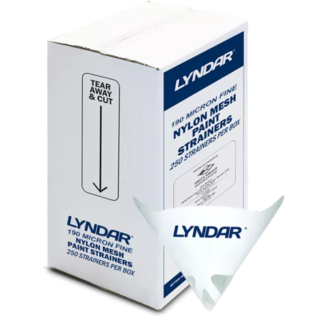 LYNDAR PAPER PAINT STRAINER FINE 190 MICRON (SLEEVE 250)