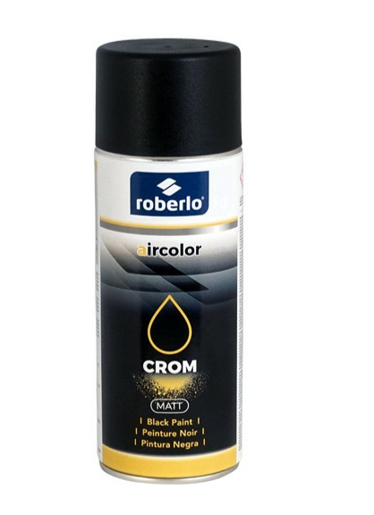 ROBERLO AIRCOLOR MATT BLACK 400ML