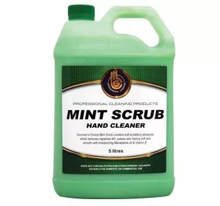 GROOMERS CHOICE MINT SCRUB HAND CLEANER 5L