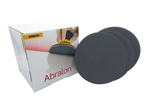 Mirka Abralon P4000 150mm Foam Sanding Disc Ultra‑Fine Finishing & Polishing Prep