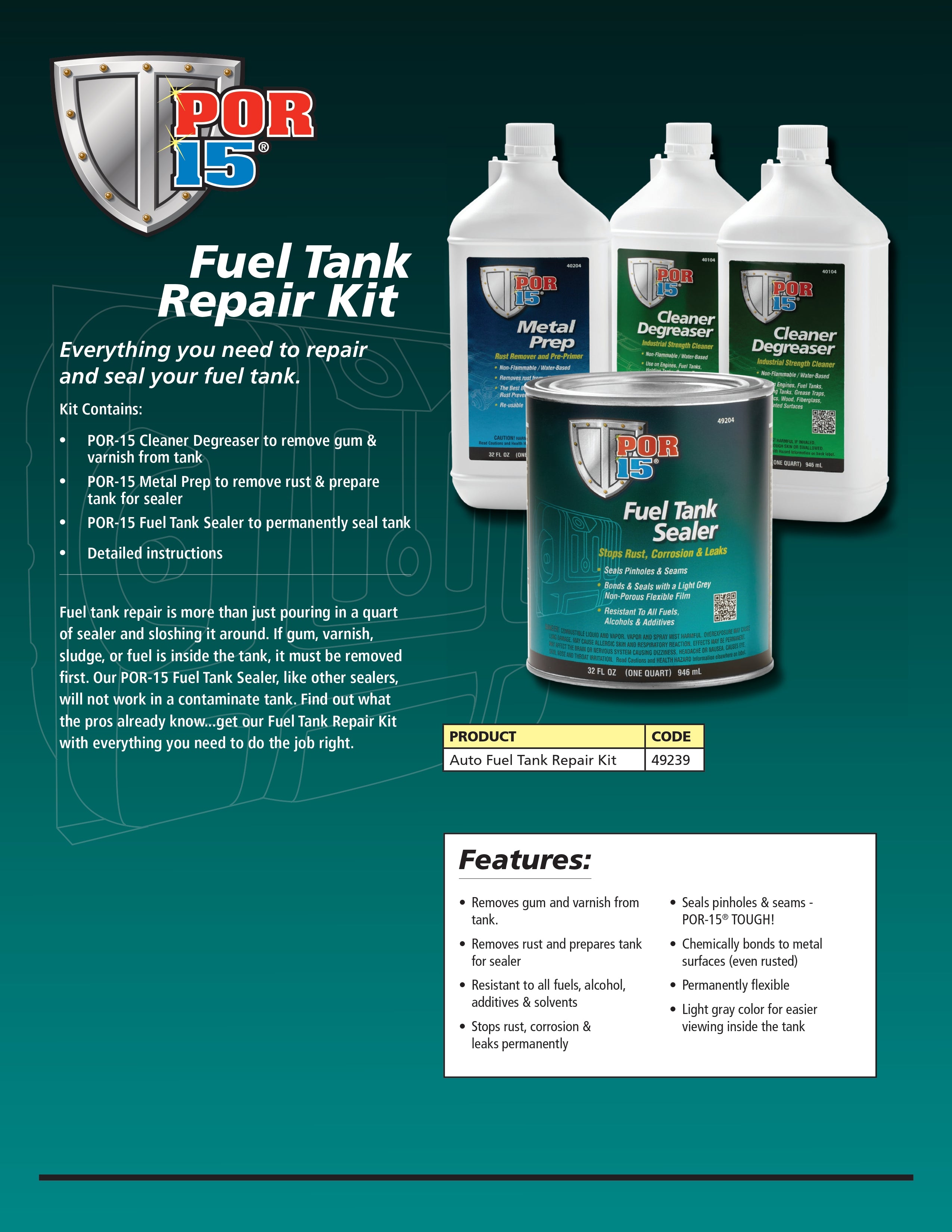 Fuel Tank Repair Kit