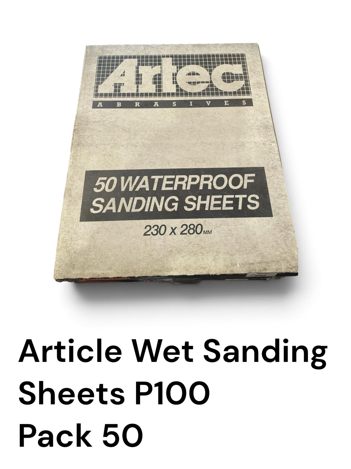 Wet & Dry Sanding Sheet 230 x 280mm 100 Grit pack 50
