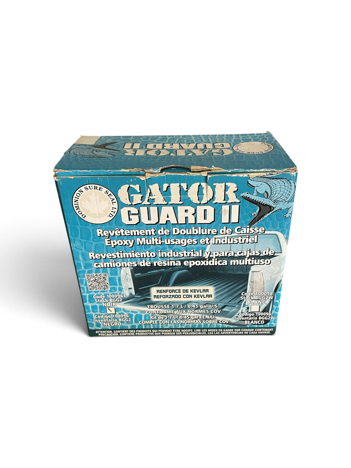 Gator Guard II – 2K Epoxy Bedliner Kit (sun Damaged Box)