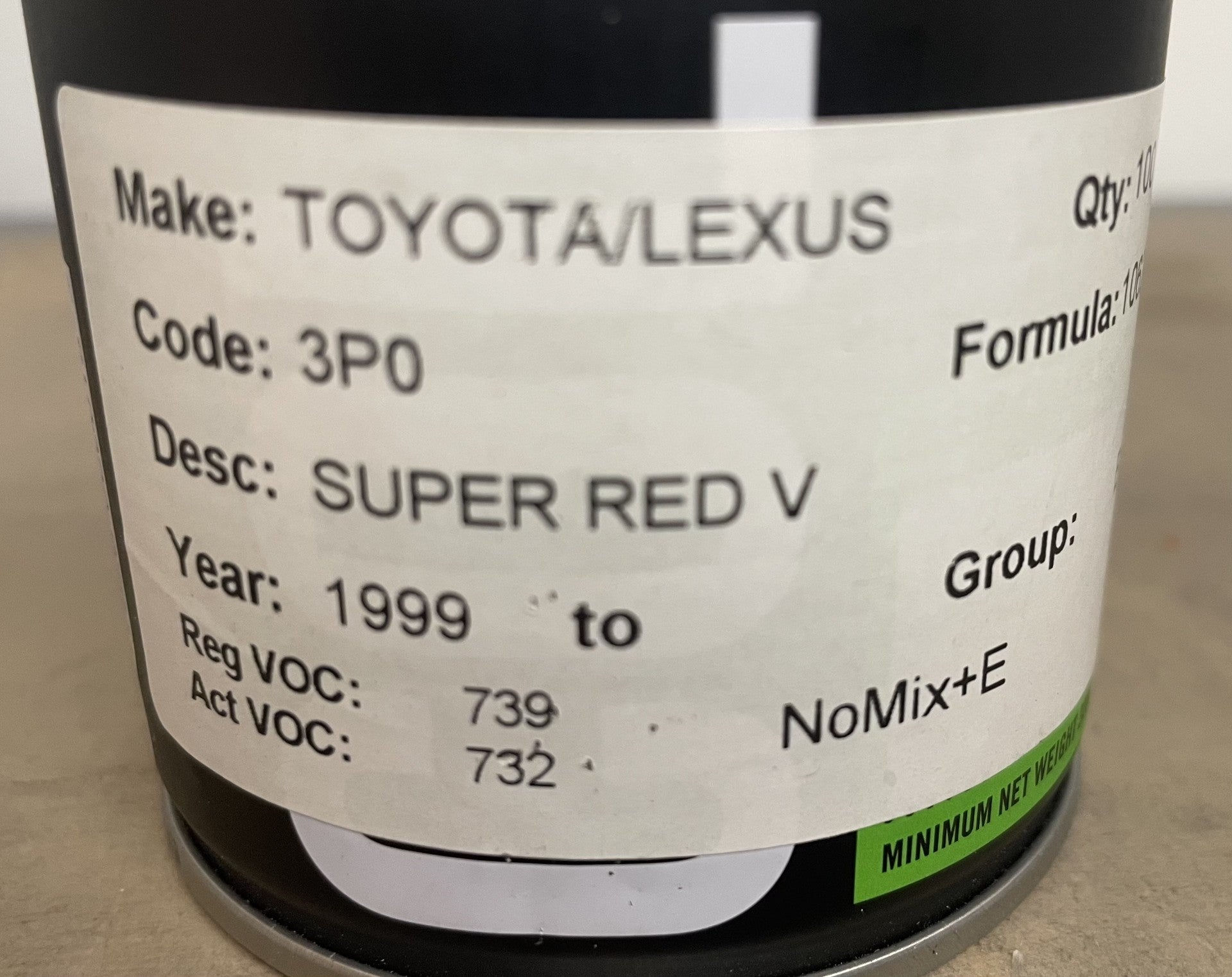 Aero Custom Made Spray Can 400mL Super Red V