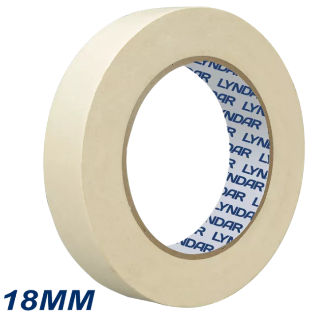 LYNDAR PREMIUM AUTOMOTIVE MASKING TAPE 18MM SINGLE