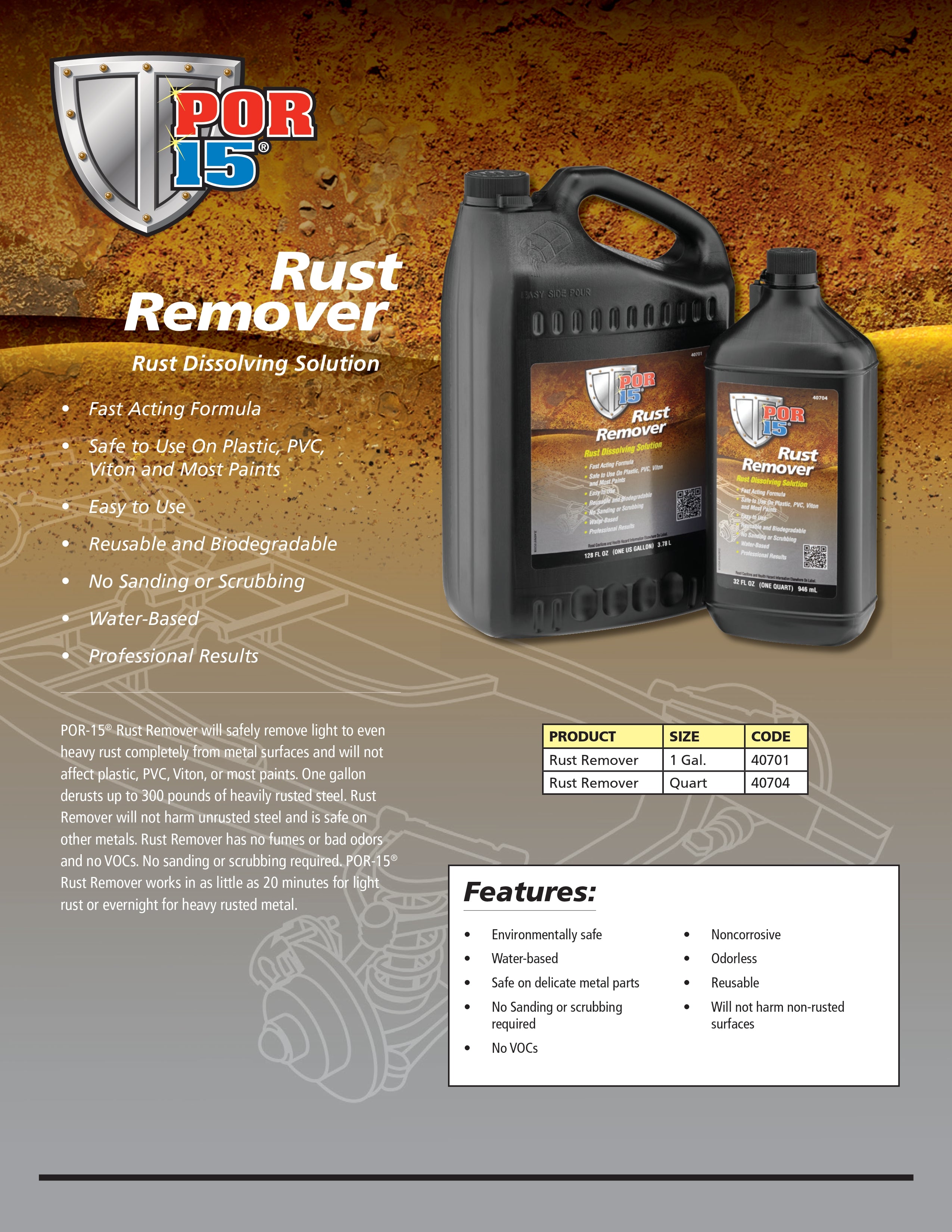 POR-15 RUST REMOVER