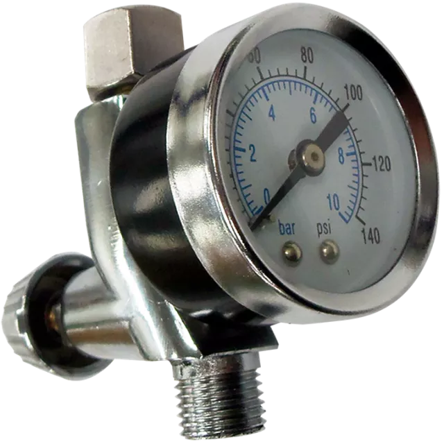 VELOCITY AIR REGULATOR WITH GAUGE