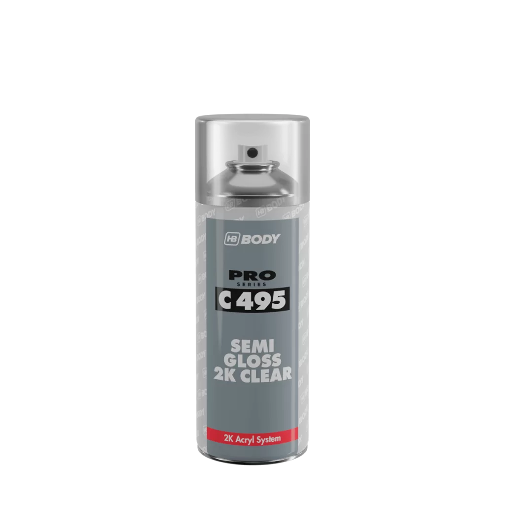 C495 2K Clear Semi Gloss Aerosol 400mL