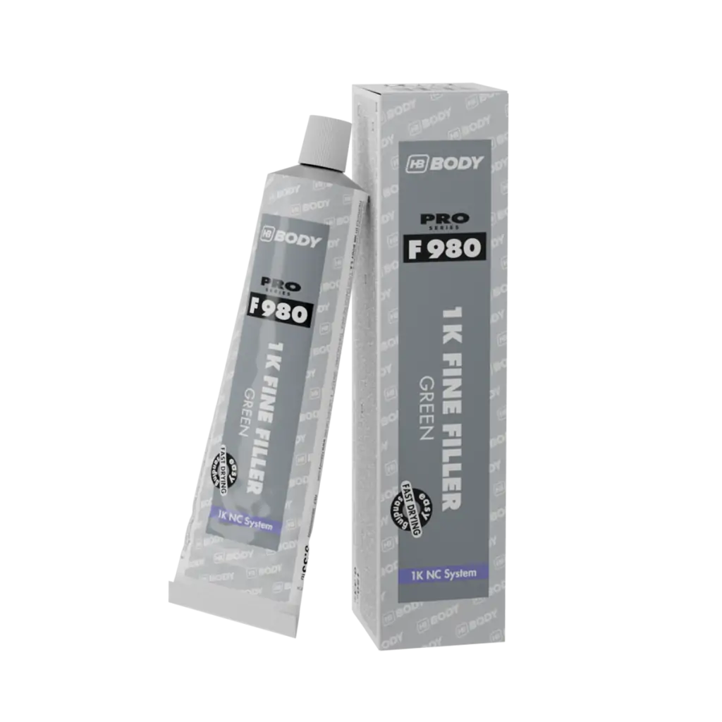HB BODY F980 1K FINE FILLER GREEN 150g