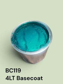 (BC119)  4LT Basecoat  BLUE/ GREEN  Metallic