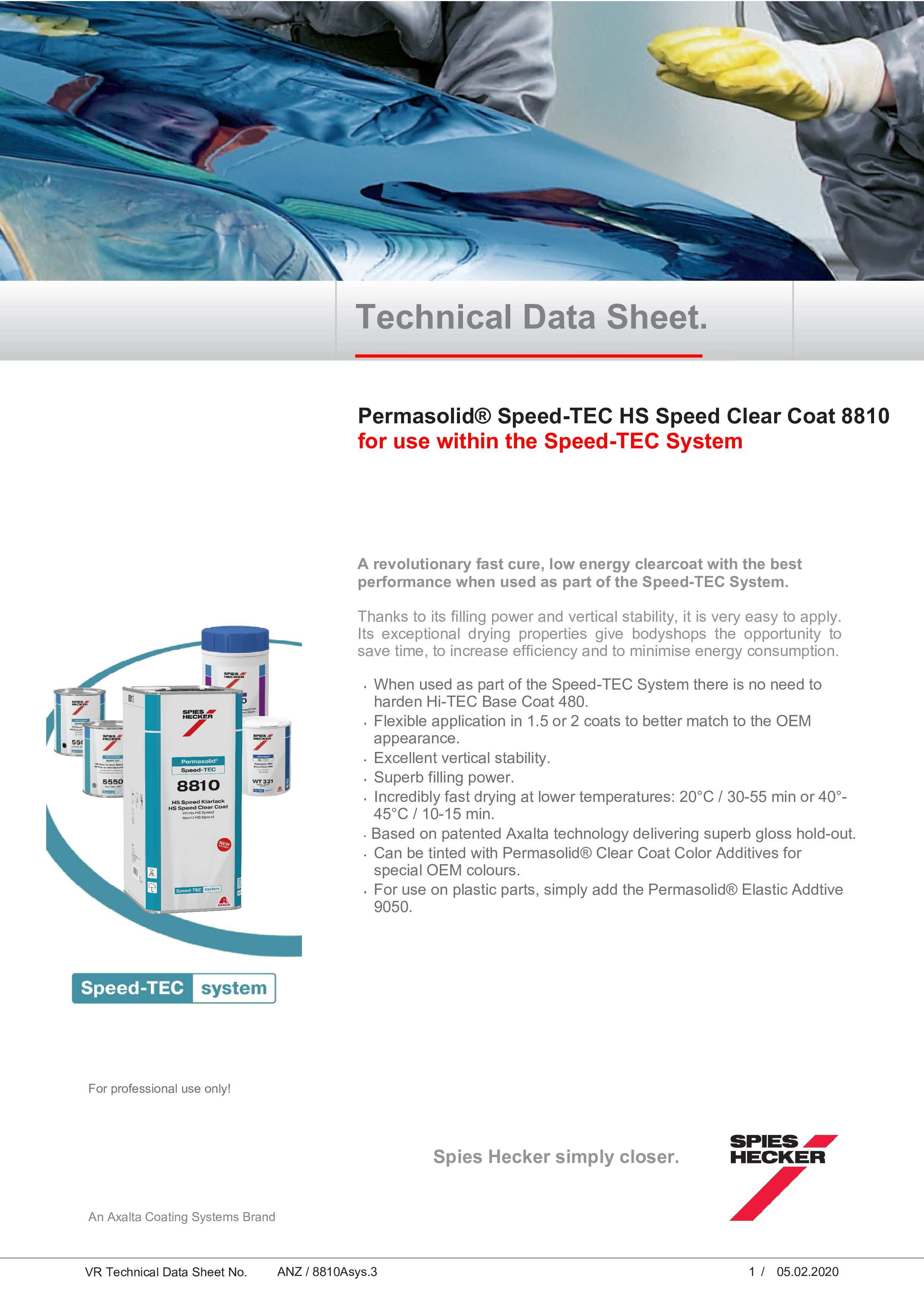 8810 PERMASOLID HS SPEED CLEAR 5L