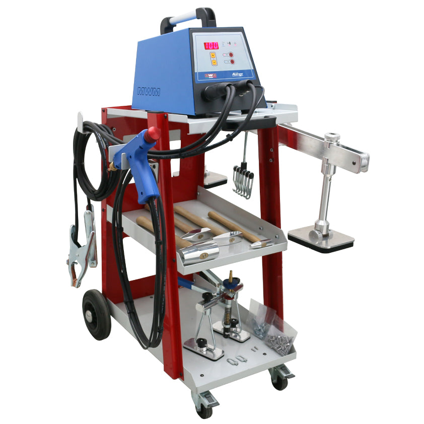 Aluminium Spot Kit Mk1 with accessories, trolley ,line bar ,hail puller