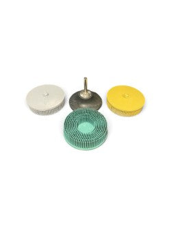 4 Pack 3 Inch (75mm)  Bristle Disc