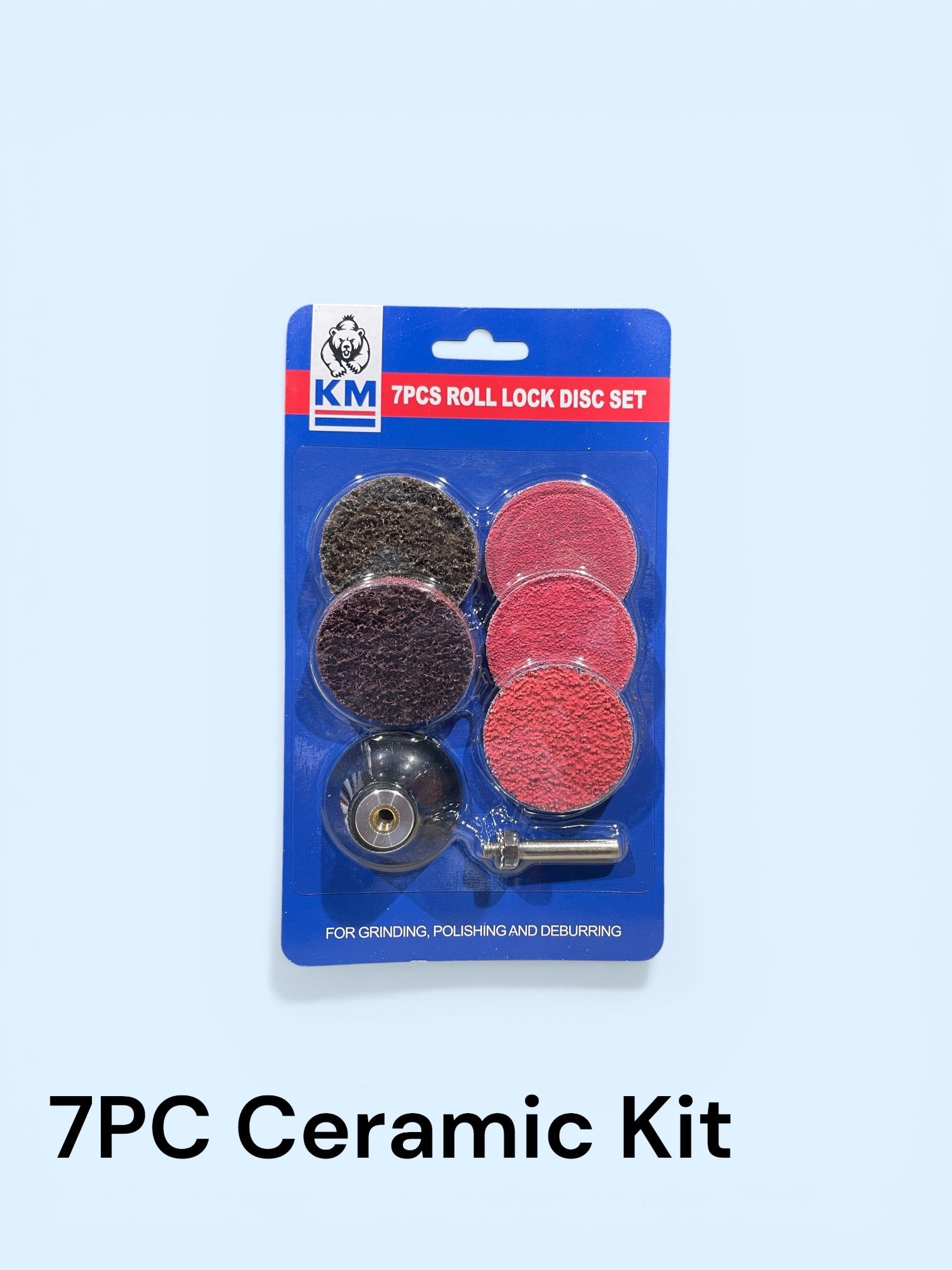 7PC Ceramic Roll Lock Disc Set