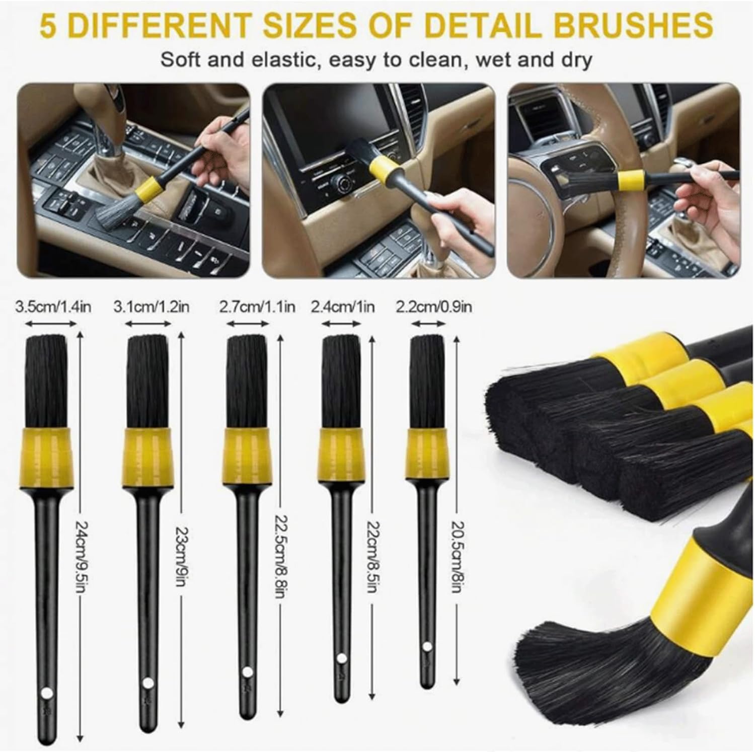 20 Pcs Car Cleaning Kit for Washing Cars
