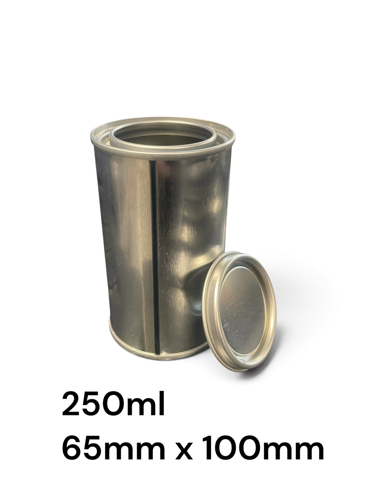 250ml Plain Unlined Empty Can 100mm x 65mm