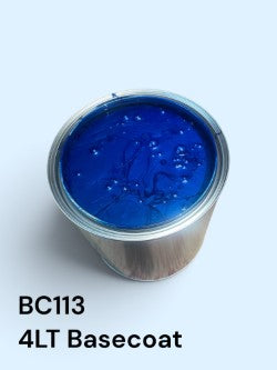 (BC113)  4LT Basecoat  BLUE Metallic