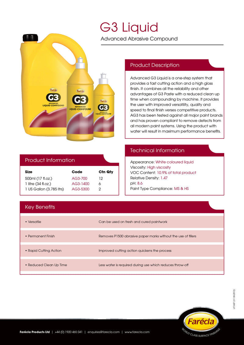 G3 Advanced Liquid Compound 5.3KG