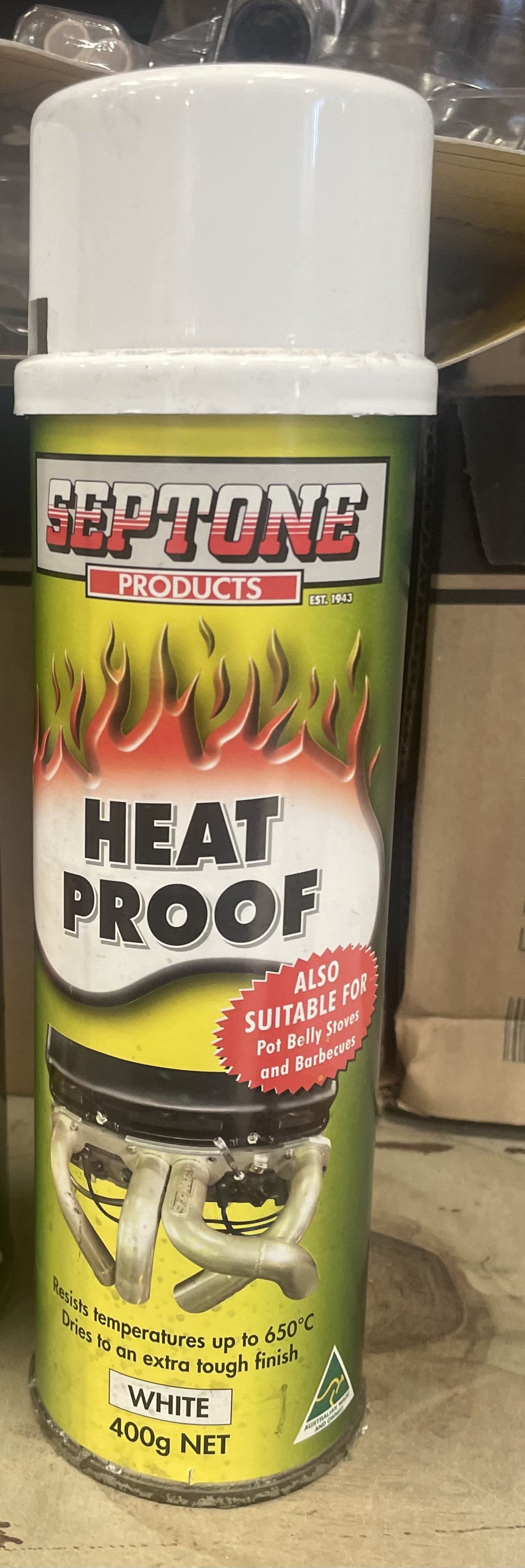 SEPTONE HEAT PROOF WHITE AEROSOL 400g