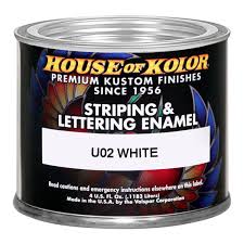 HOK U02 STRIPE & LETTER ENAMEL WHITE 112ml