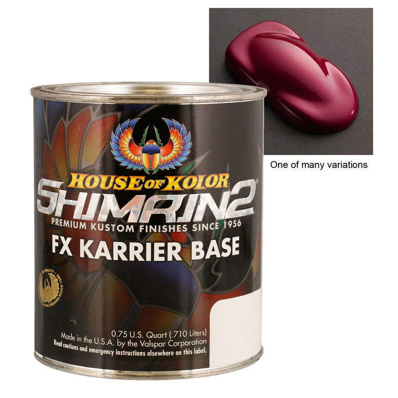 HOK Re-Entry Red - Shimrin2 (2nd Gen) Fx Karrier Basecoat, 1 Quart House of Kolor