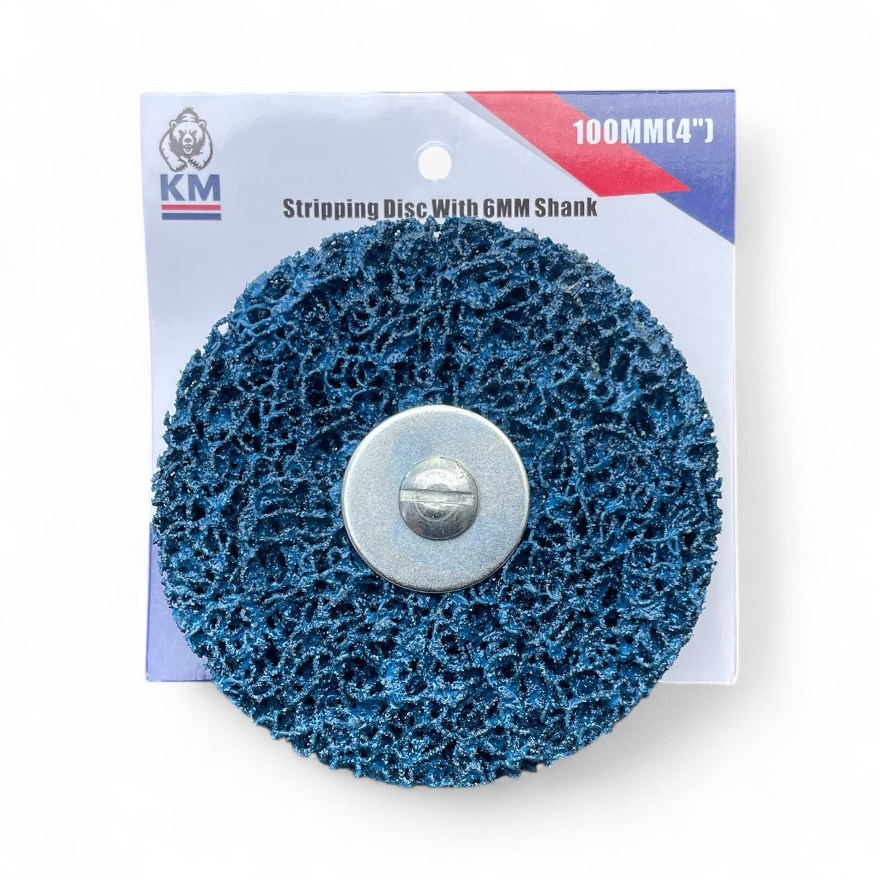 KM Bear 100mm Blue Strip Disc with 6mm Shaft