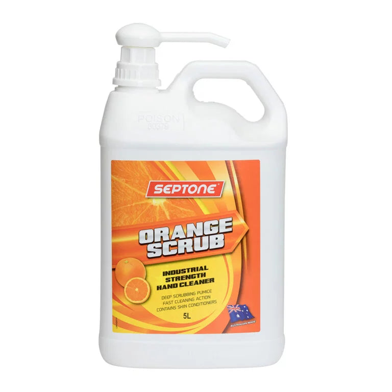 SEPTONE Orange Scrub Heavy Duty Hand Cleaner 5L