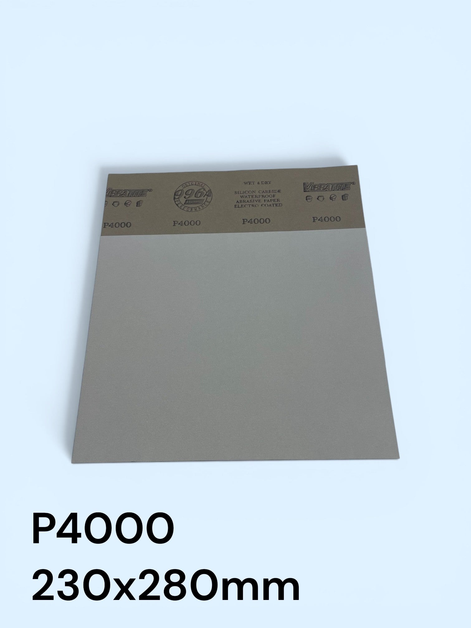 Vibratite 996A Sanding Sheet P4000 (SINGLE SHEET)