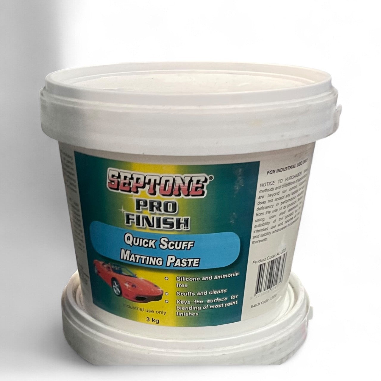 SEPTONE QUICK SCUFF MATTING PASTE 3KG