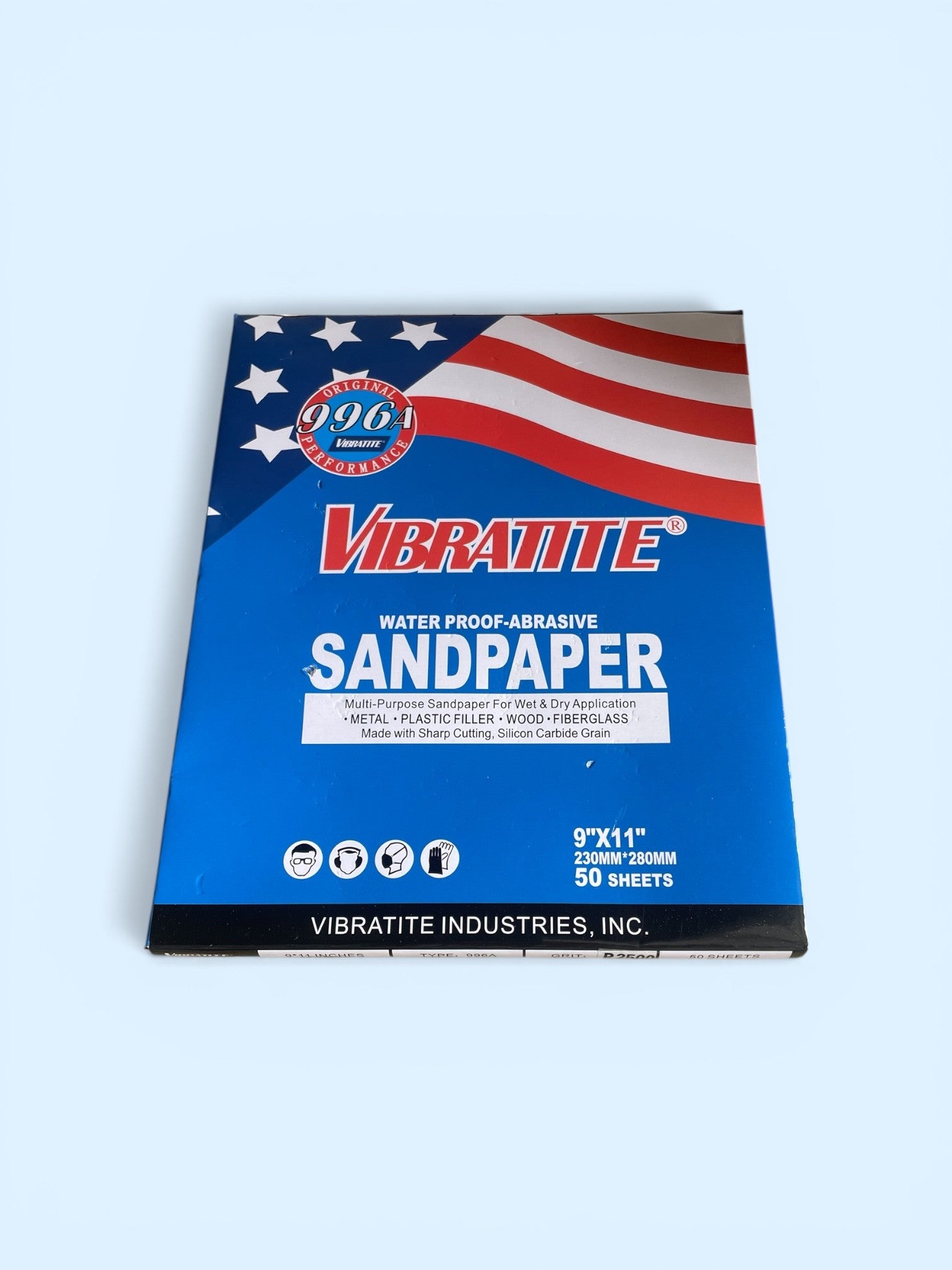 Vibratite 996A Sanding Sheet P2500 230MM X 280MM 50/PACK