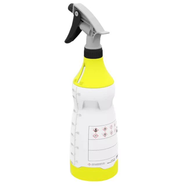 MAXSHINE HEAVY DUTY CHEMICAL RESISTANT SPRAYER & BOTTLE 750ml YELLOW