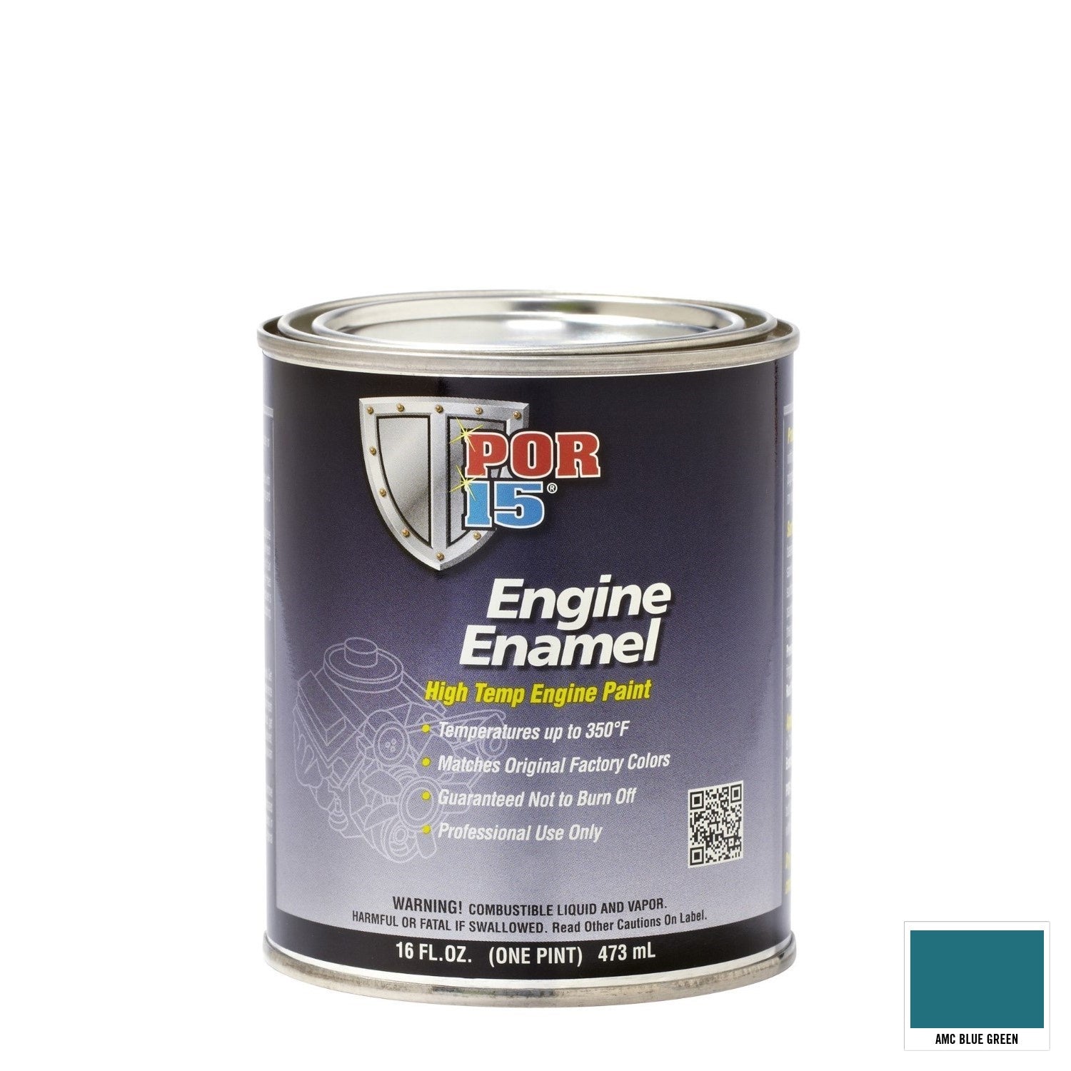 Engine Enamel AMC Blue Green Pint