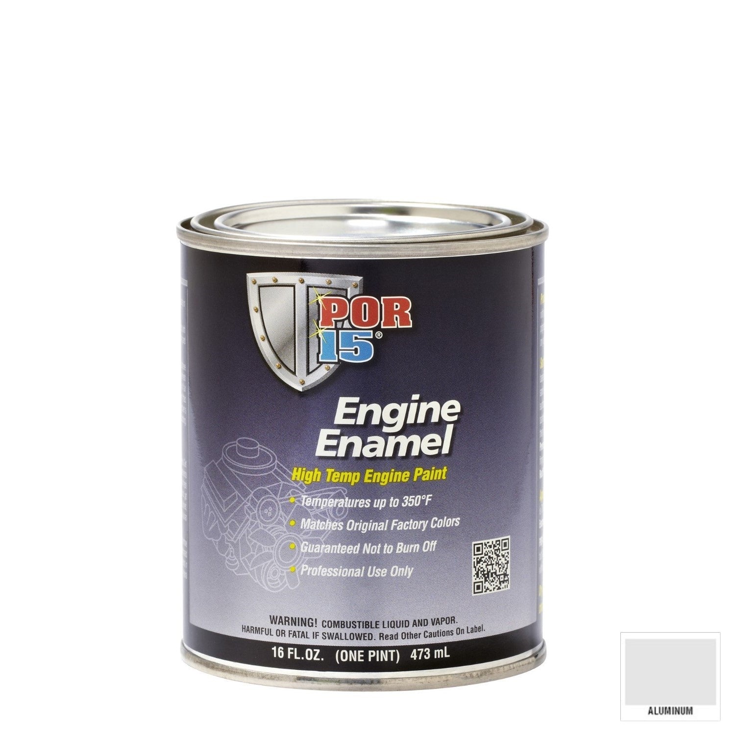 Engine Enamel Aluminum Pint