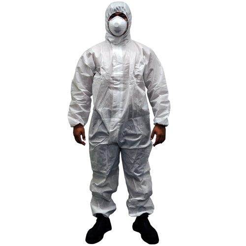 White SMS Coveralls Large