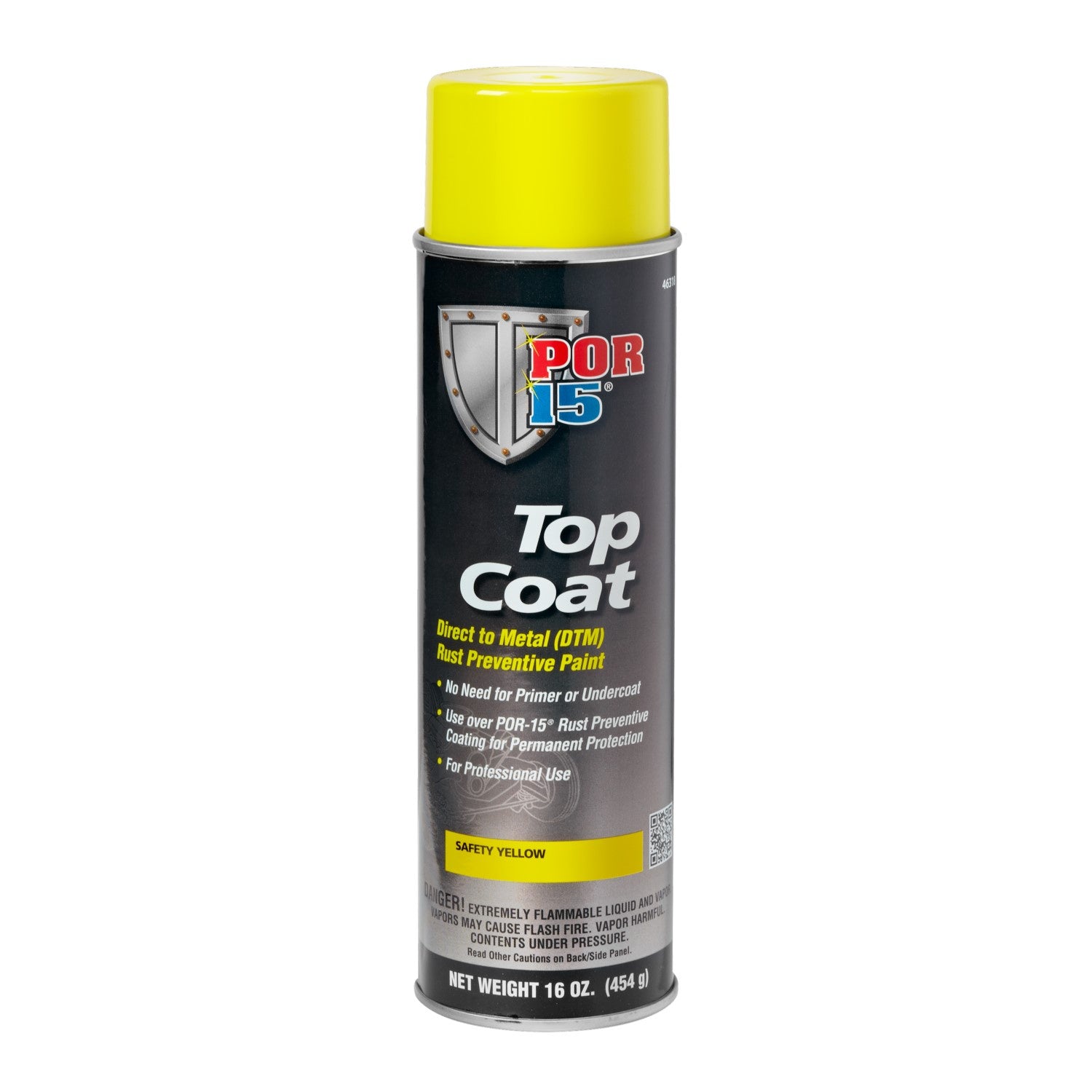 Top Coat Safety Yellow Aerosol