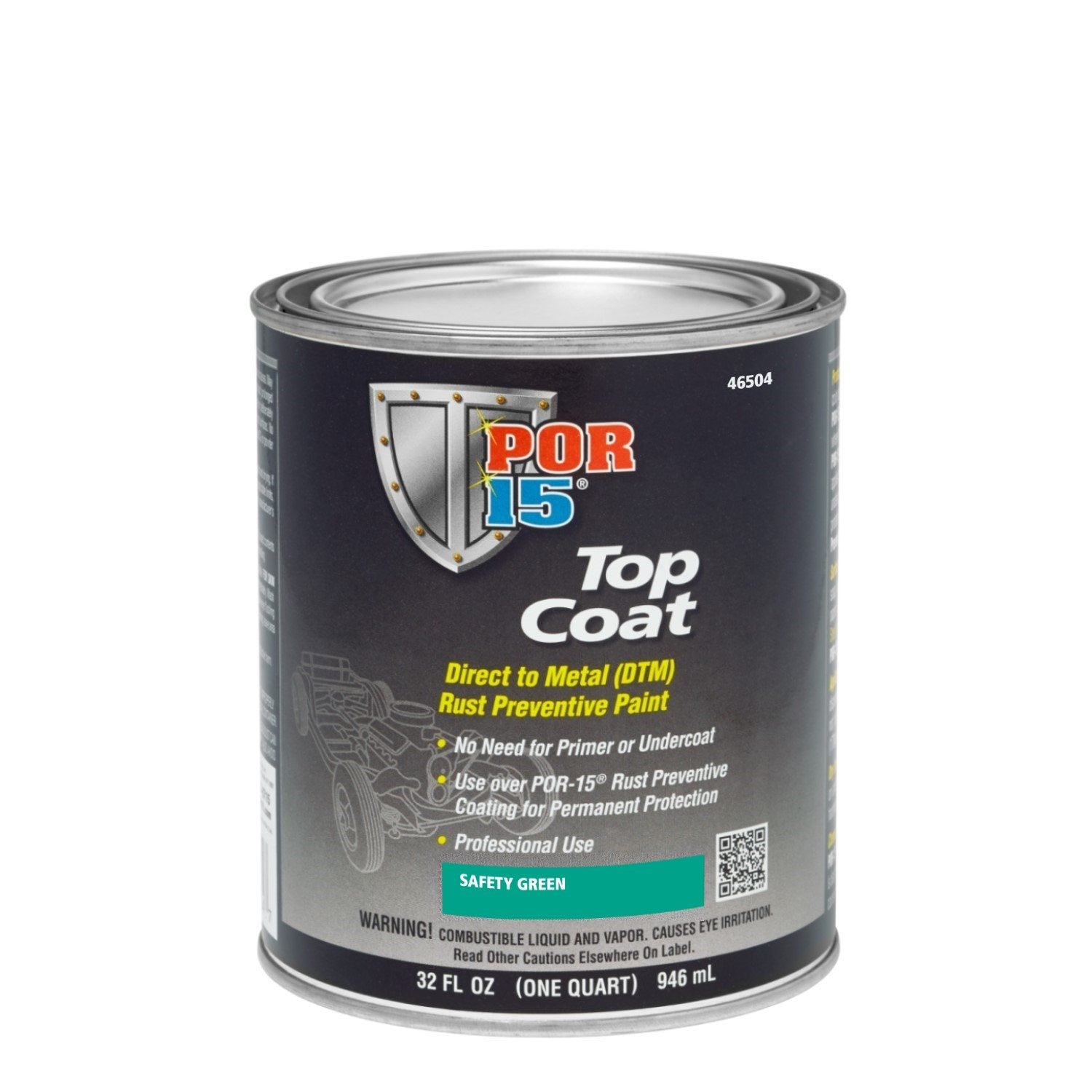 Top Coat Safety Green Quart