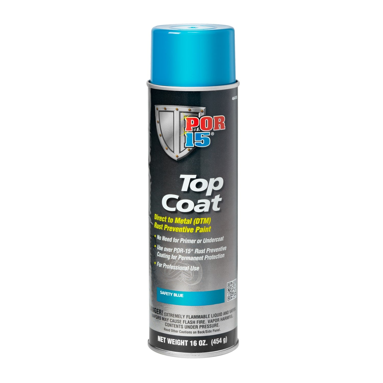 Top Coat Safety Blue Aerosol